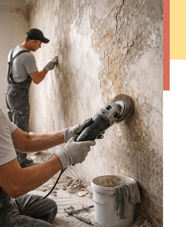 Снятие и удаление краски со стен в Кинешме от 2122 руб. — ОТДЕЛОЧНИК-Кнш