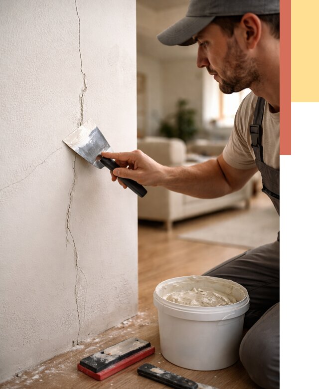 Заделка трещин и сколов в Кинешме от 2476 руб. — быстро и недорого | ОТДЕЛОЧНИК-Кнш