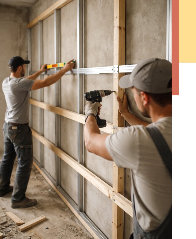 Устройство обрешетки под панели в Кинешме от 2122 руб. — монтаж под ключ | ОТДЕЛОЧНИК-Кнш