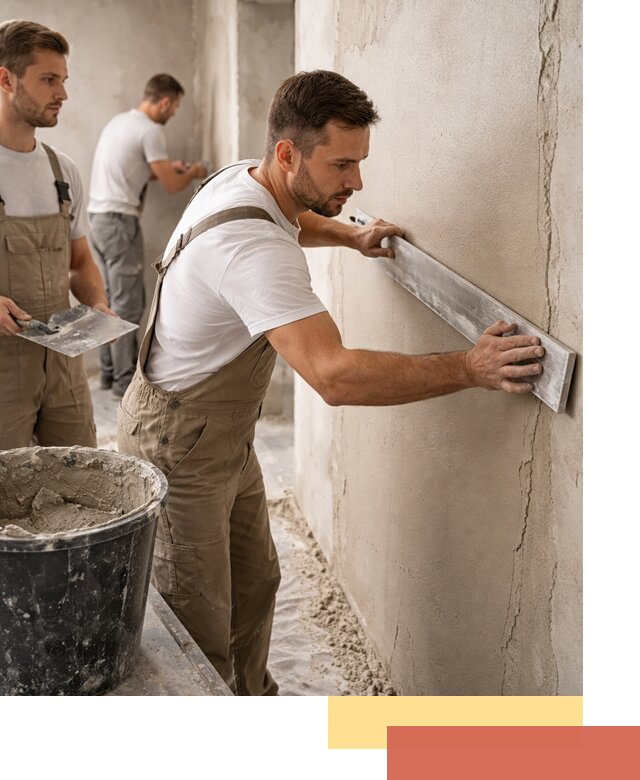 Штукатурка стен без маяков в Кинешме быстро и качественно