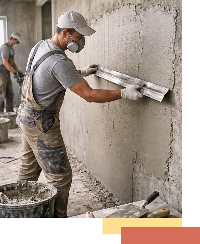 Штукатурка бетонных стен в Кинешме качественно и долговечно