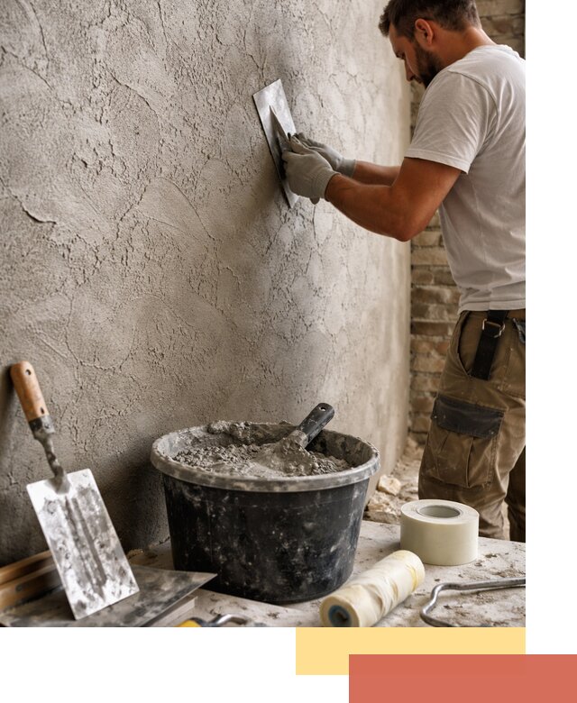 Декоративная штукатурка лофт в Кинешме — отделка стен и потолков