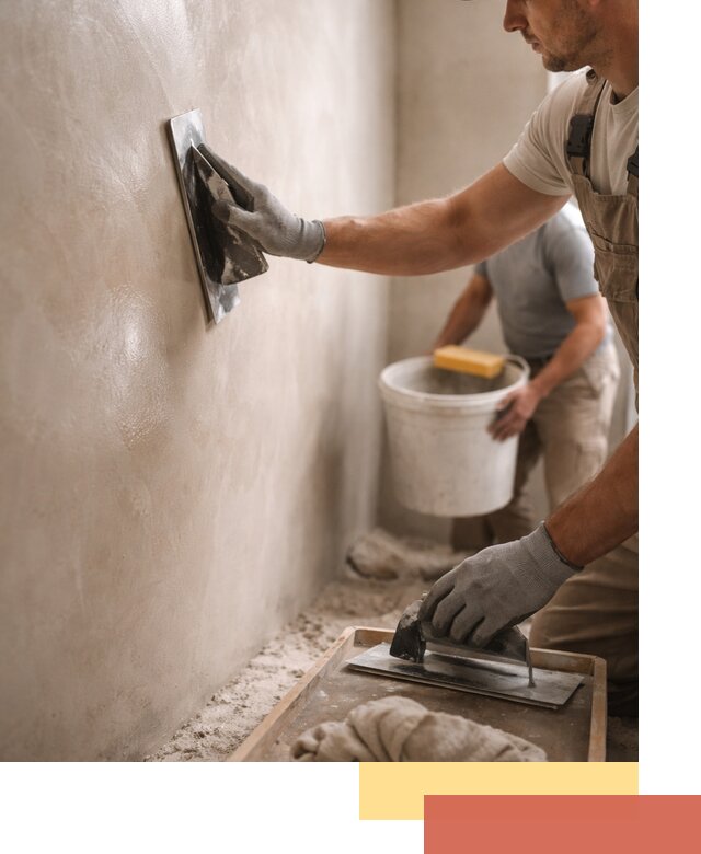 Нанесение марокканской штукатурки таделакт в Кинешме