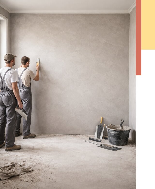 Микробетон на стены в Кинешме от 1263 руб. — нанесение и отделка | ОТДЕЛОЧНИК-Кнш