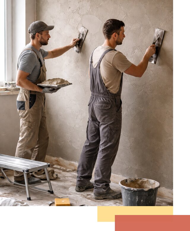 Ремонт декоративной штукатурки и восстановление фактуры в Кинешме