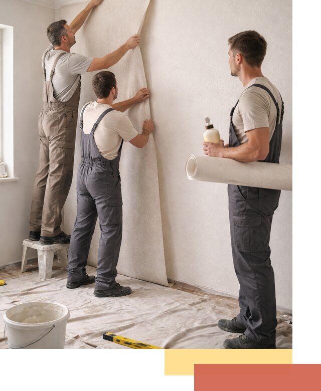 Оклейка стен обоями в Кинешме — качественно и профессионально