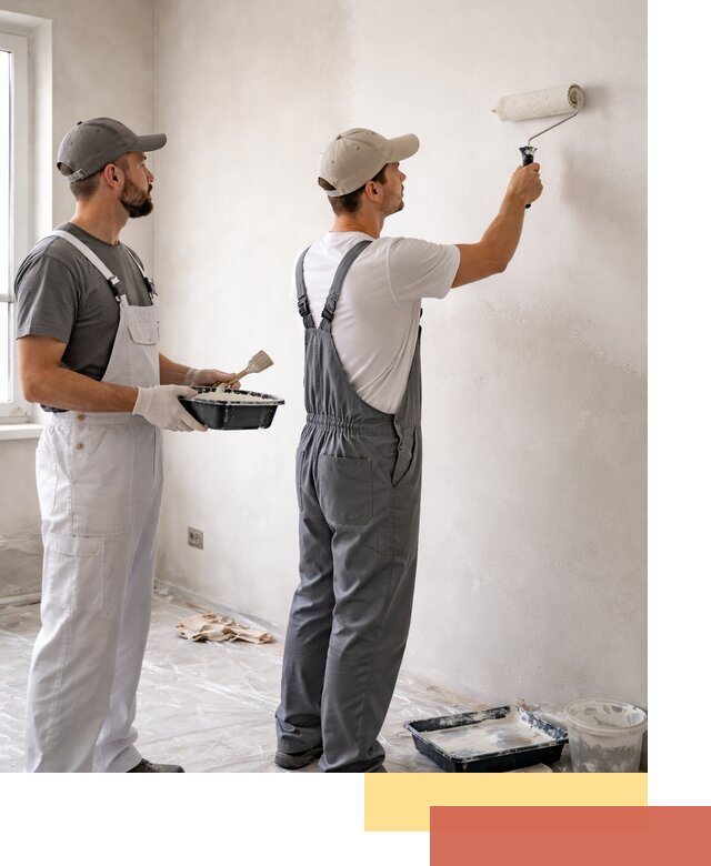 Покраска стен водоэмульсионной краской в Кинешме