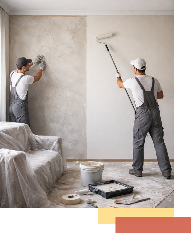 Покраска стен антивандальной краской в Кинешме