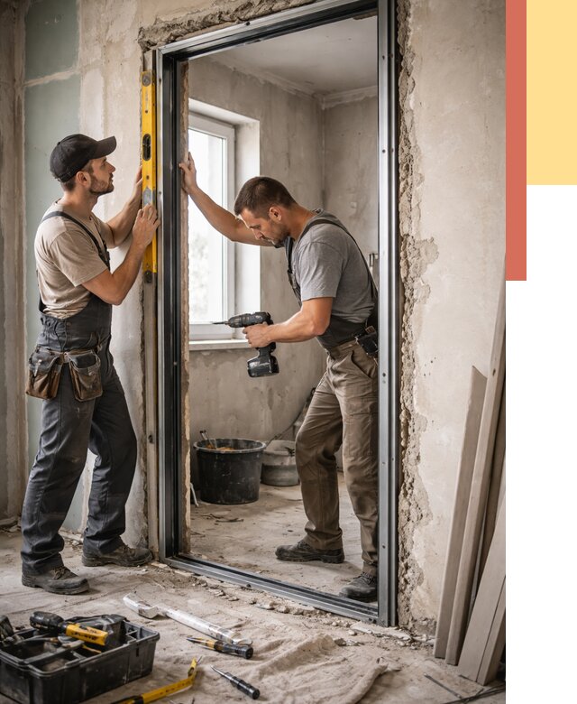 Закладка дверного проема в Кинешме от 3537 руб. — быстро и недорого | ОТДЕЛОЧНИК-Кнш