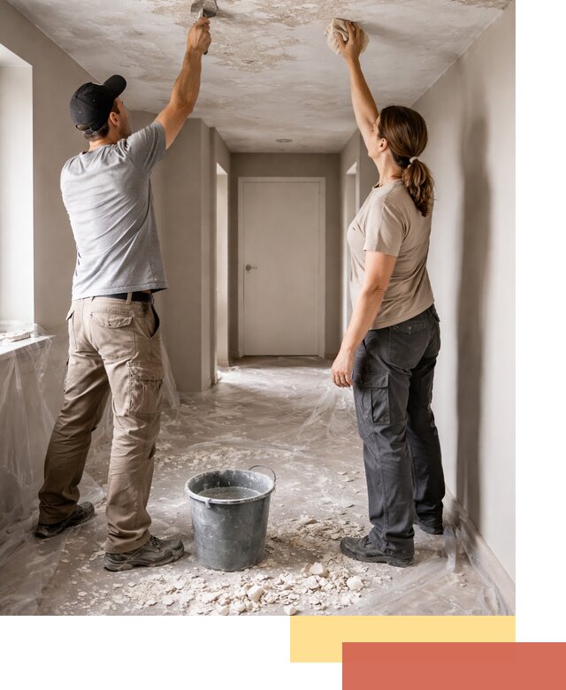 Удаление побелки с потолка в Кинешме — быстро и аккуратно