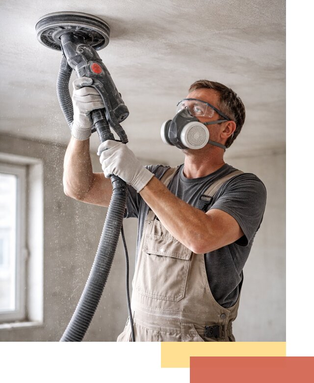 Шлифовка потолка в Кинешме — качественная подготовка под отделку