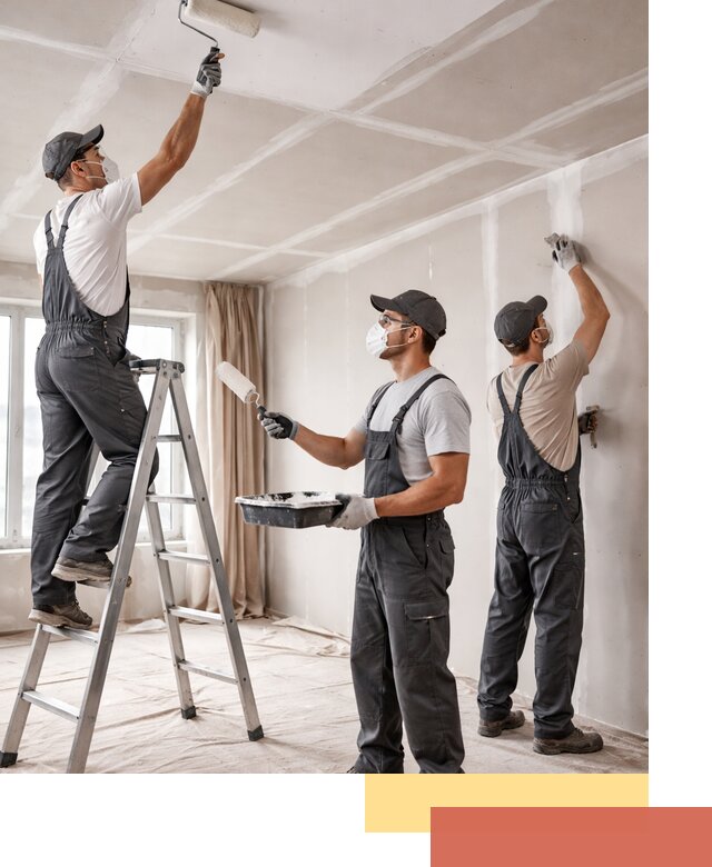 Покраска потолка из гипсокартона в Кинешме качественно и недорого