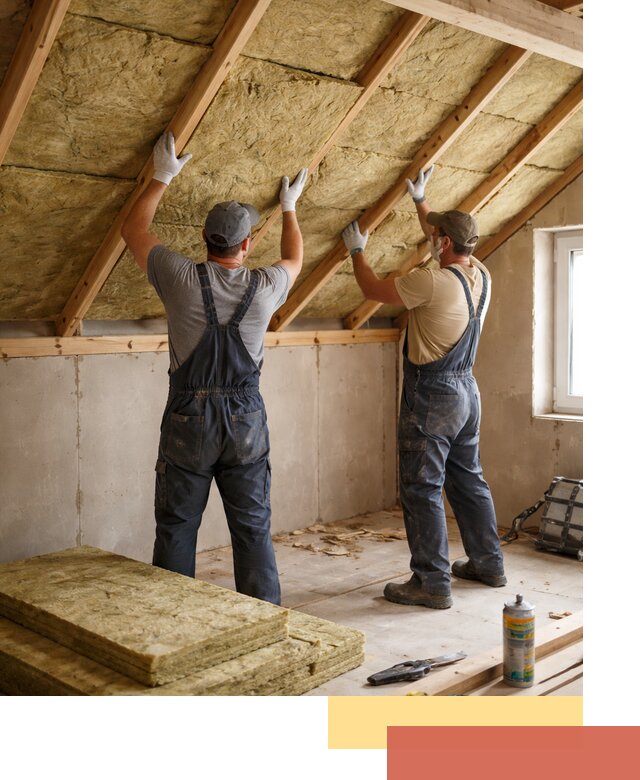 Утепление потолка минеральной ватой в Кинешме